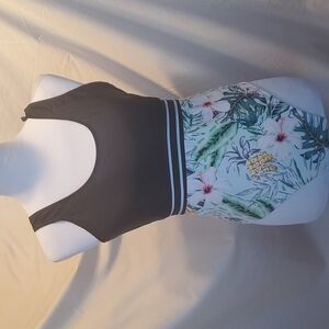 Shein Tropical Bottom One Piece SZ LG